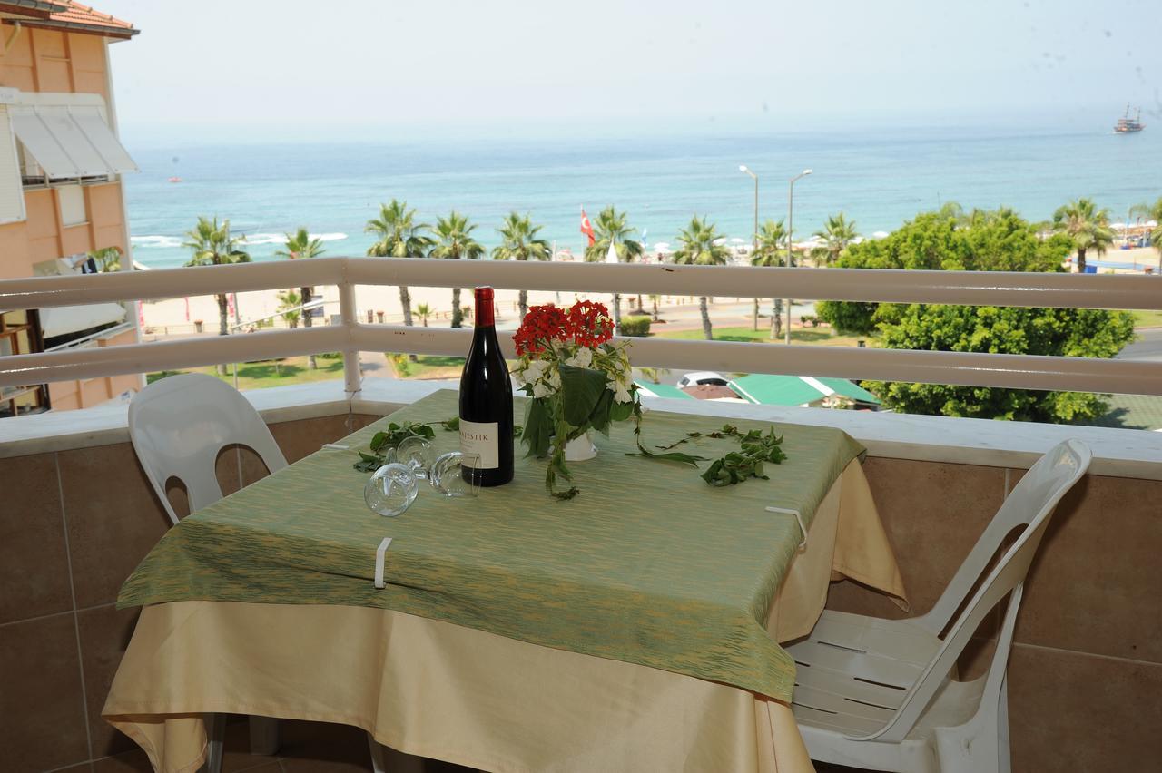 Akman Beach Apart Otel Alanya Exteriör bild