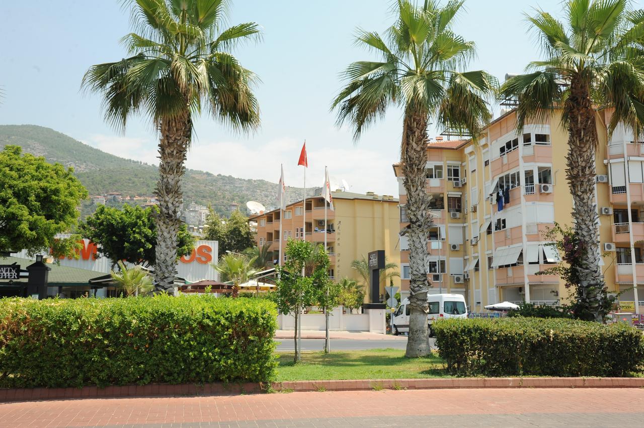 Akman Beach Apart Otel Alanya Exteriör bild