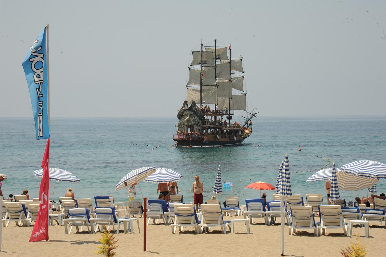 Akman Beach Apart Otel Alanya Exteriör bild