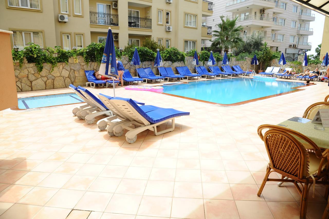 Akman Beach Apart Otel Alanya Exteriör bild